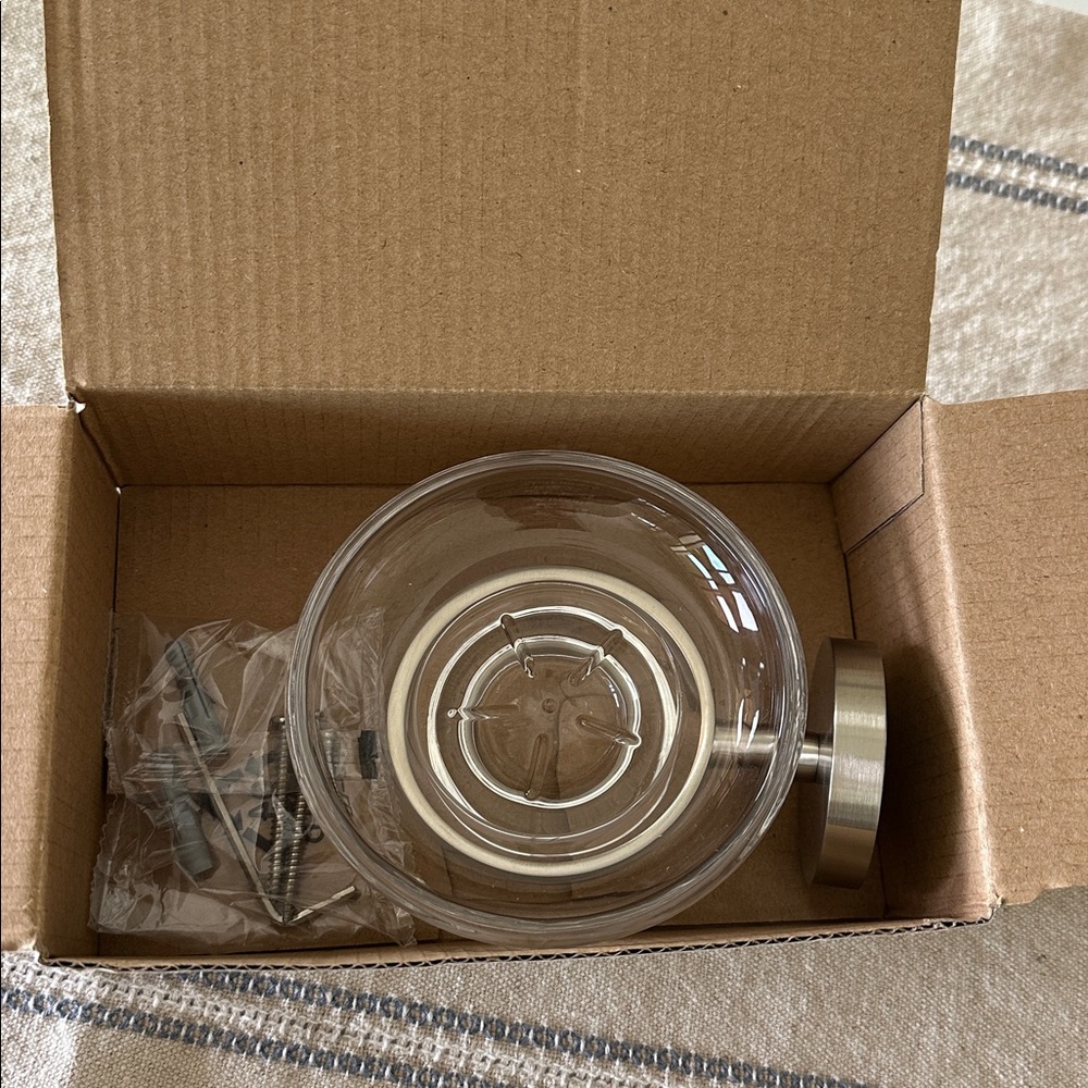 Grohe Glass Soap Dish with Silver Holder